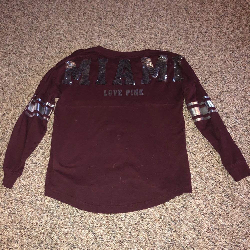 RARE NWWOT Victoria’s Secret Pink Miami Jersey Tee